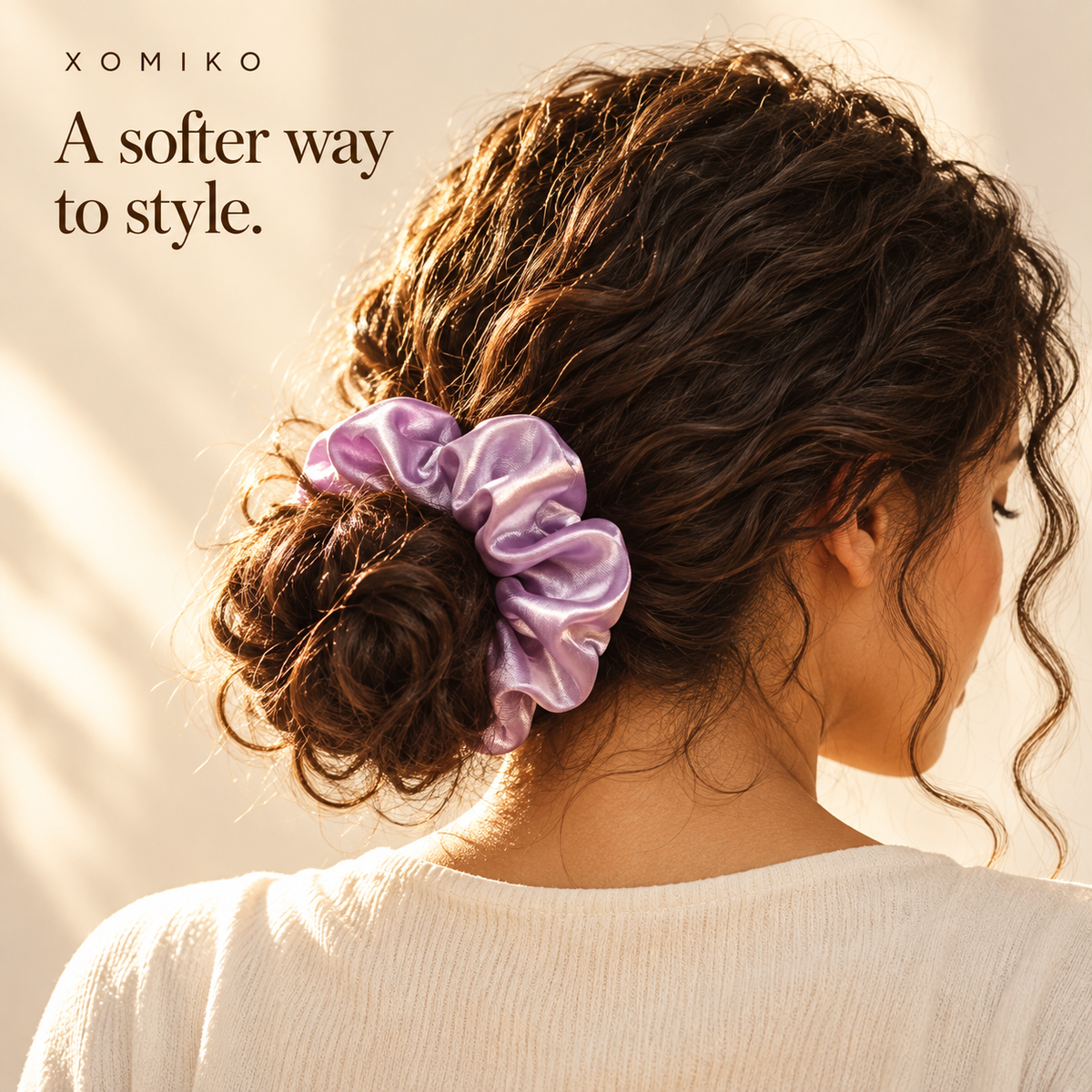 Xomiko Oversized Satin Scrunchies — 12 Pack, Mixed