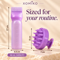 Xomiko Root Comb & Applicator Bottle — Scalp Oil Treatment Set
