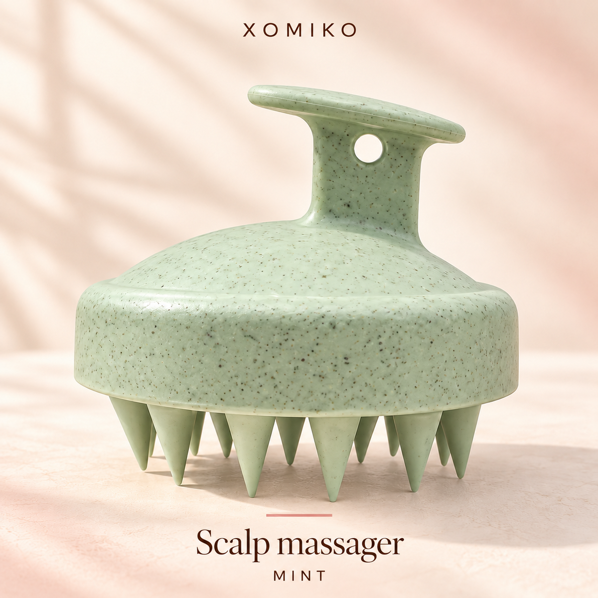 Xomiko silicone scalp brush for shampooing and scalp massage