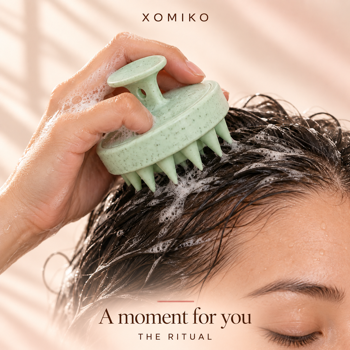 Xomiko Silicone Scalp Brush — Shampoo & Massage Brush