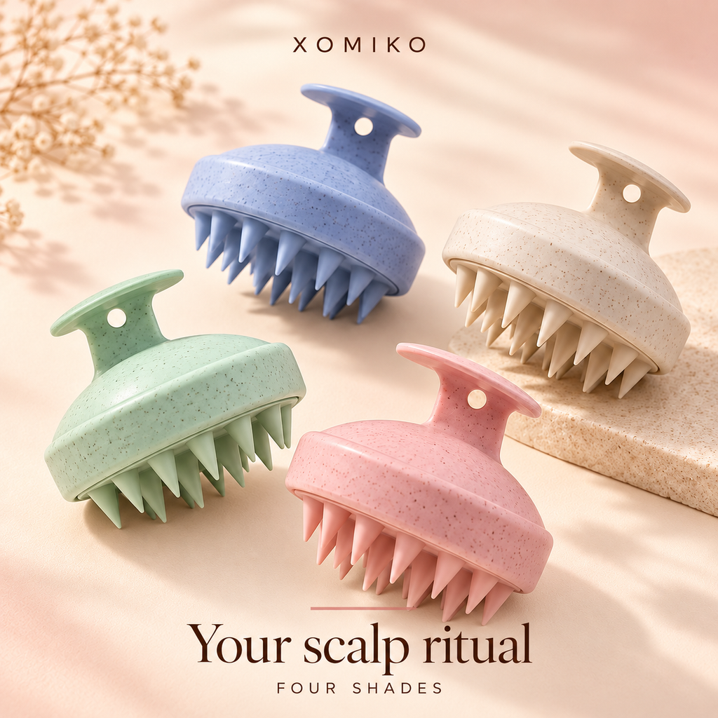 Xomiko Silicone Scalp Brush — Shampoo & Massage Brush