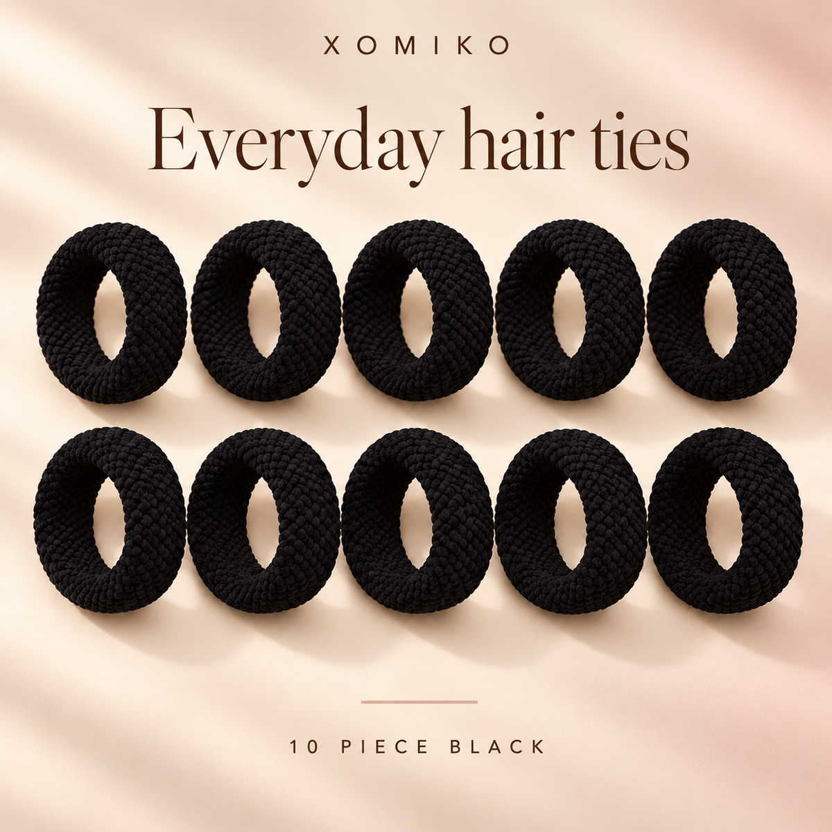 Xomiko Everyday Scrunchies — Thick, Stretchy, Kind to Hair