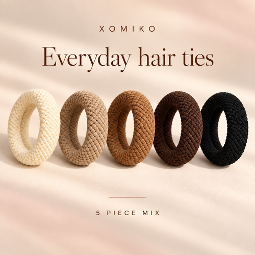 Xomiko Everyday Scrunchies — Thick, Stretchy, Kind to Hair