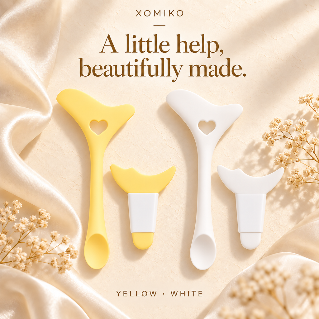 Xomiko Winged Liner Guide — Flexible Silicone Stencil