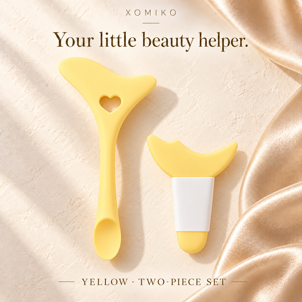 Xomiko Winged Liner Guide — Flexible Silicone Stencil